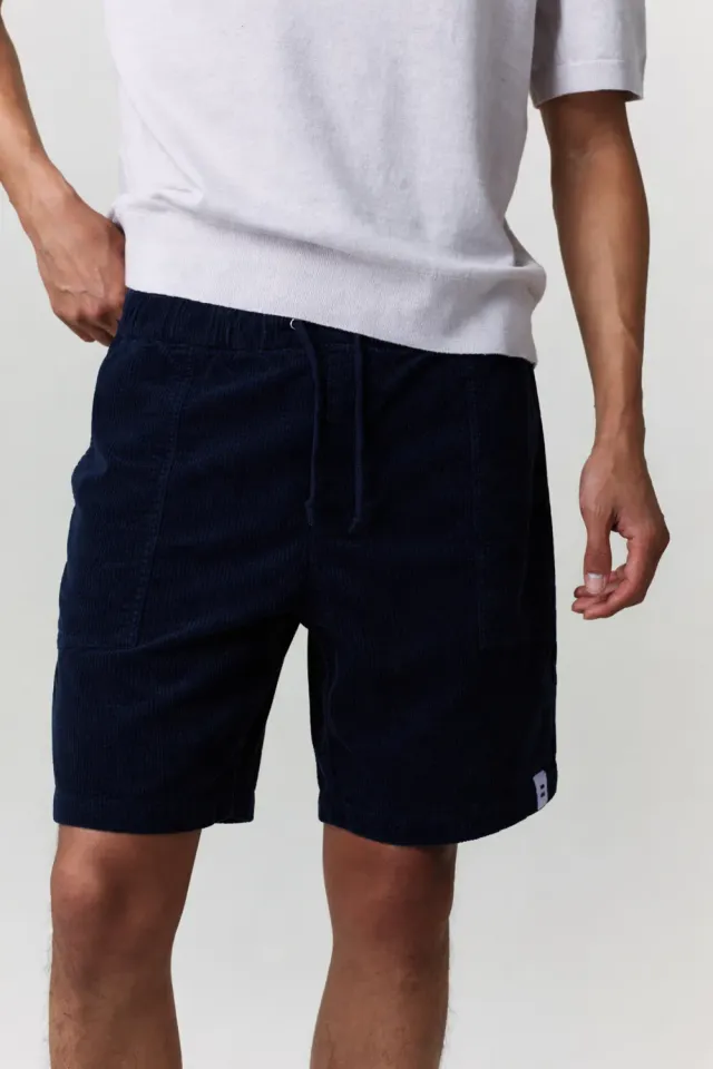Cotelé Paris Lazy short homme vert délavé coton bio