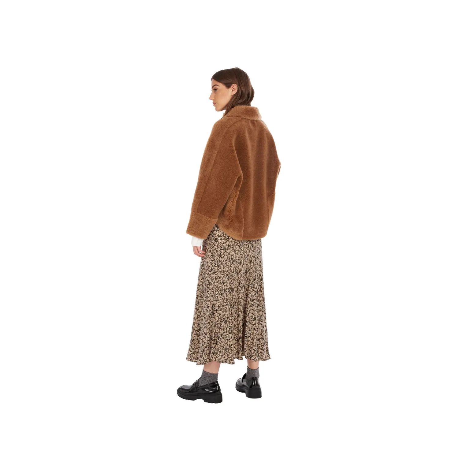 Oakwood Helen 63748 veste réversible laine cognac