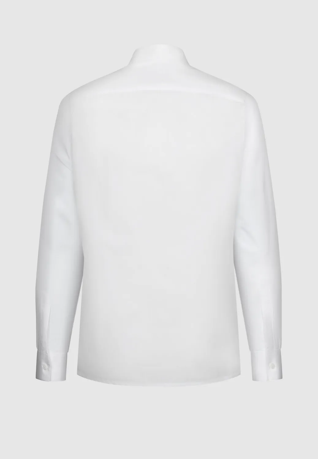 Pierre Talamon chemise blanche col montant coton