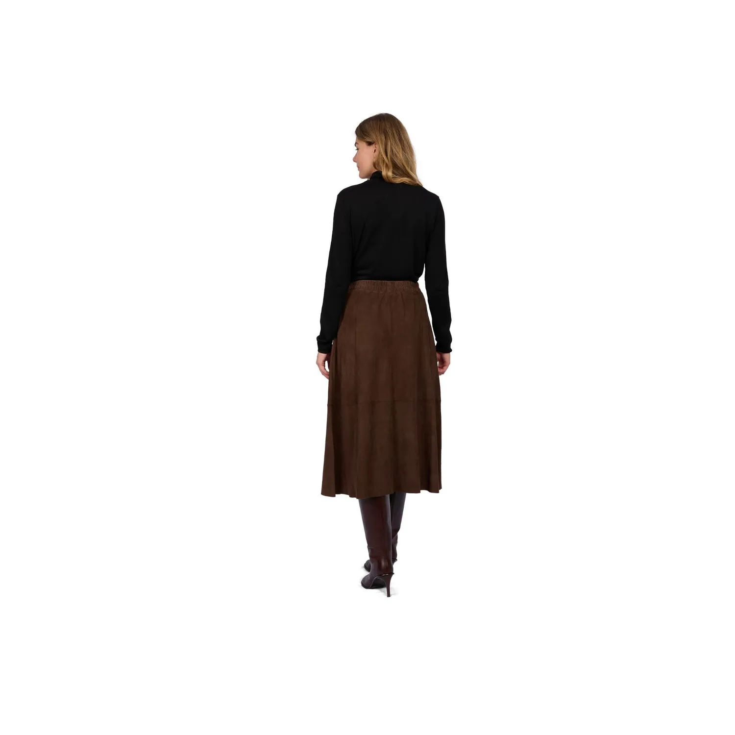 Oakwood Nahee 65186 jupe chèvre velours choco