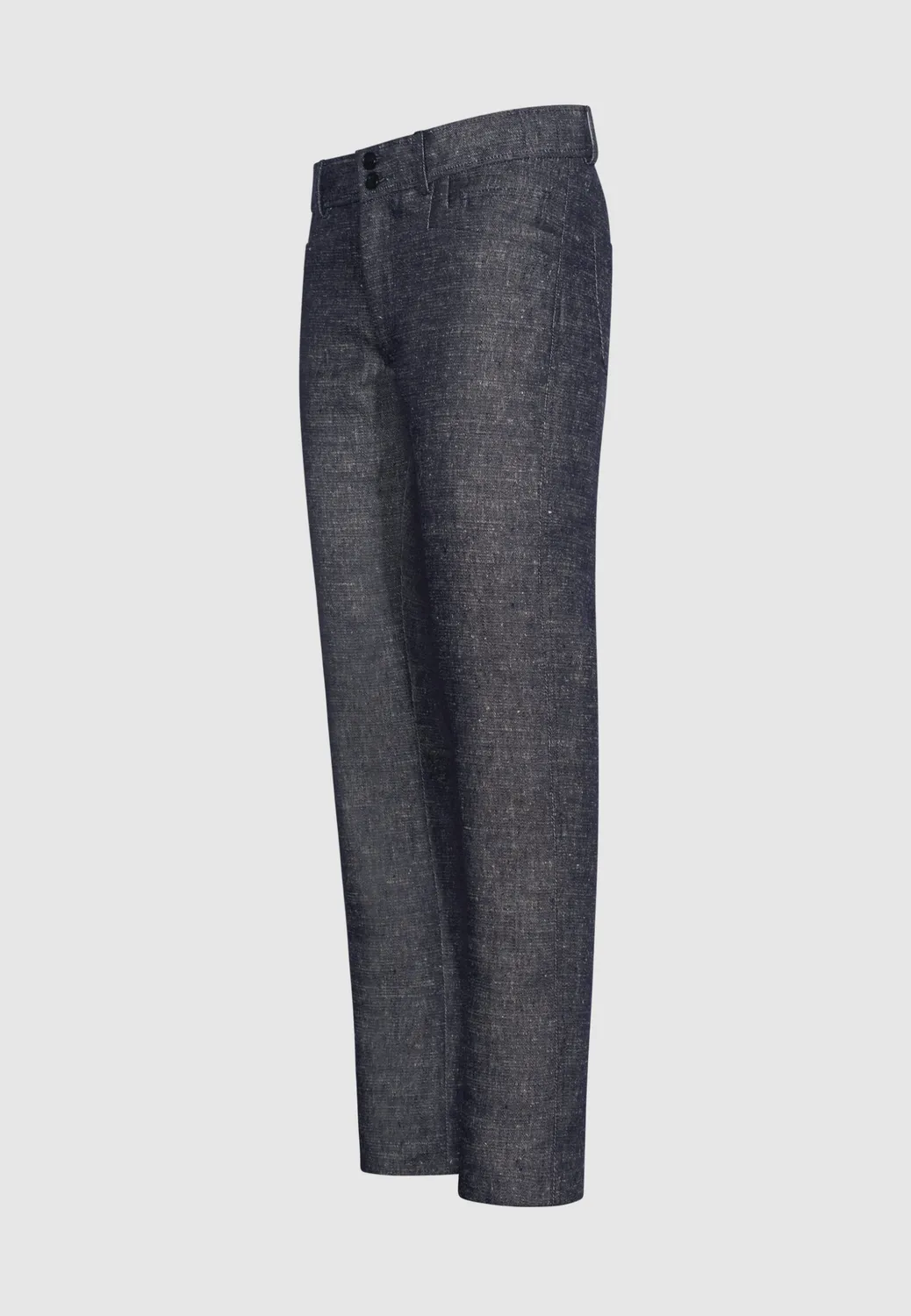Pierre Talamon chiné poches jean Navy pantalon bleu marine