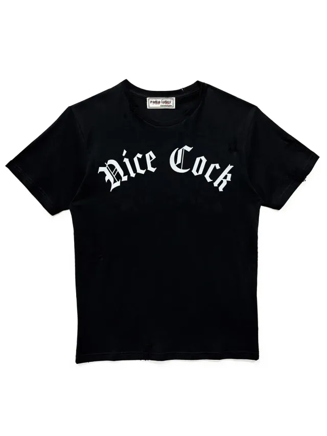 Paolo Leduc Nice Cock t-shirt coton bio noir blanc