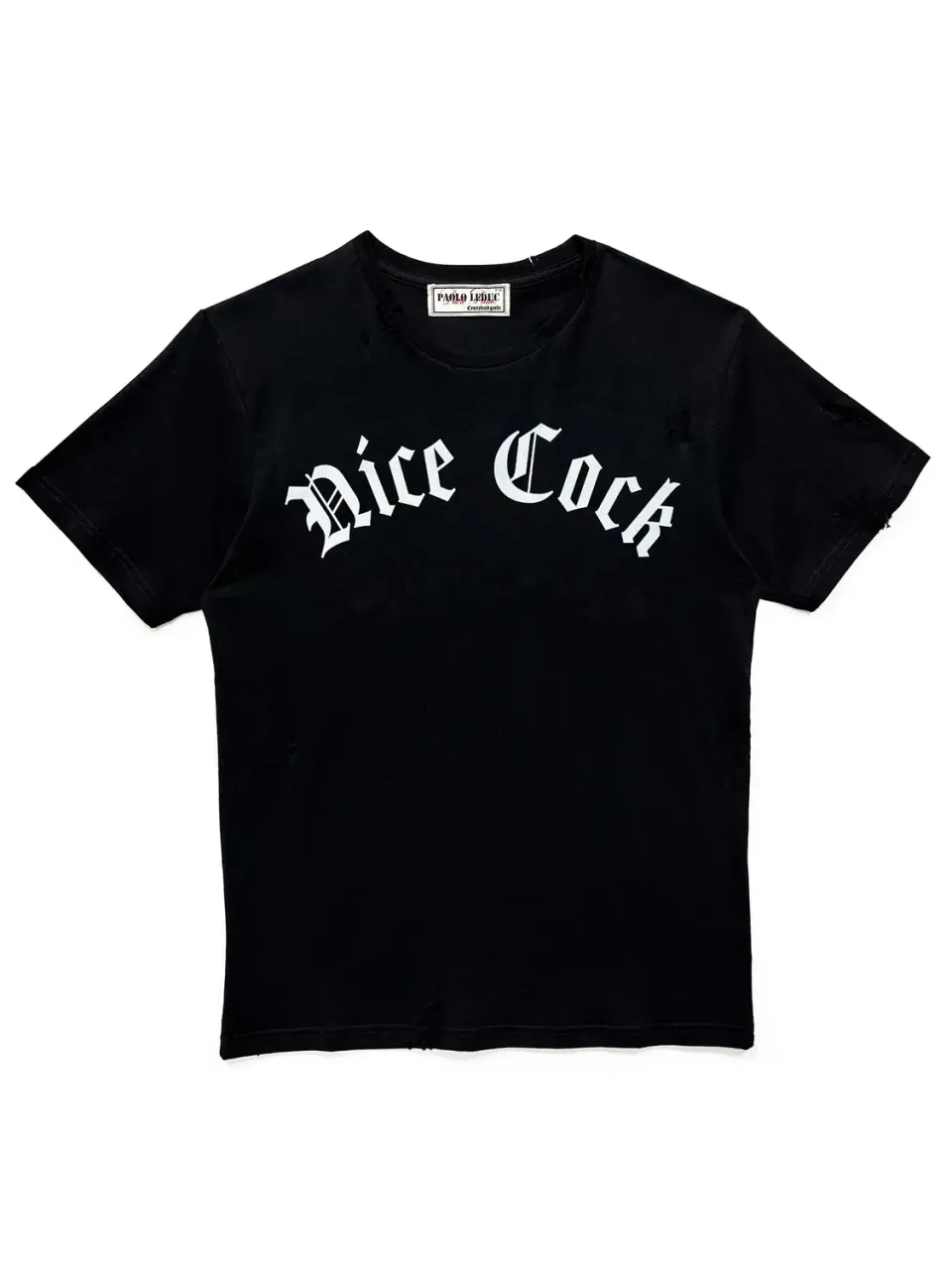 Paolo Leduc Nice Cock t-shirt coton bio noir blanc