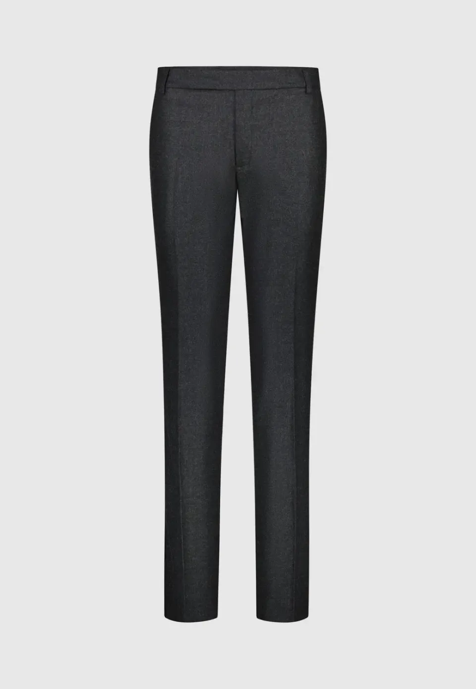 Pierre Talamon Incrustation pantalon flanelle gris