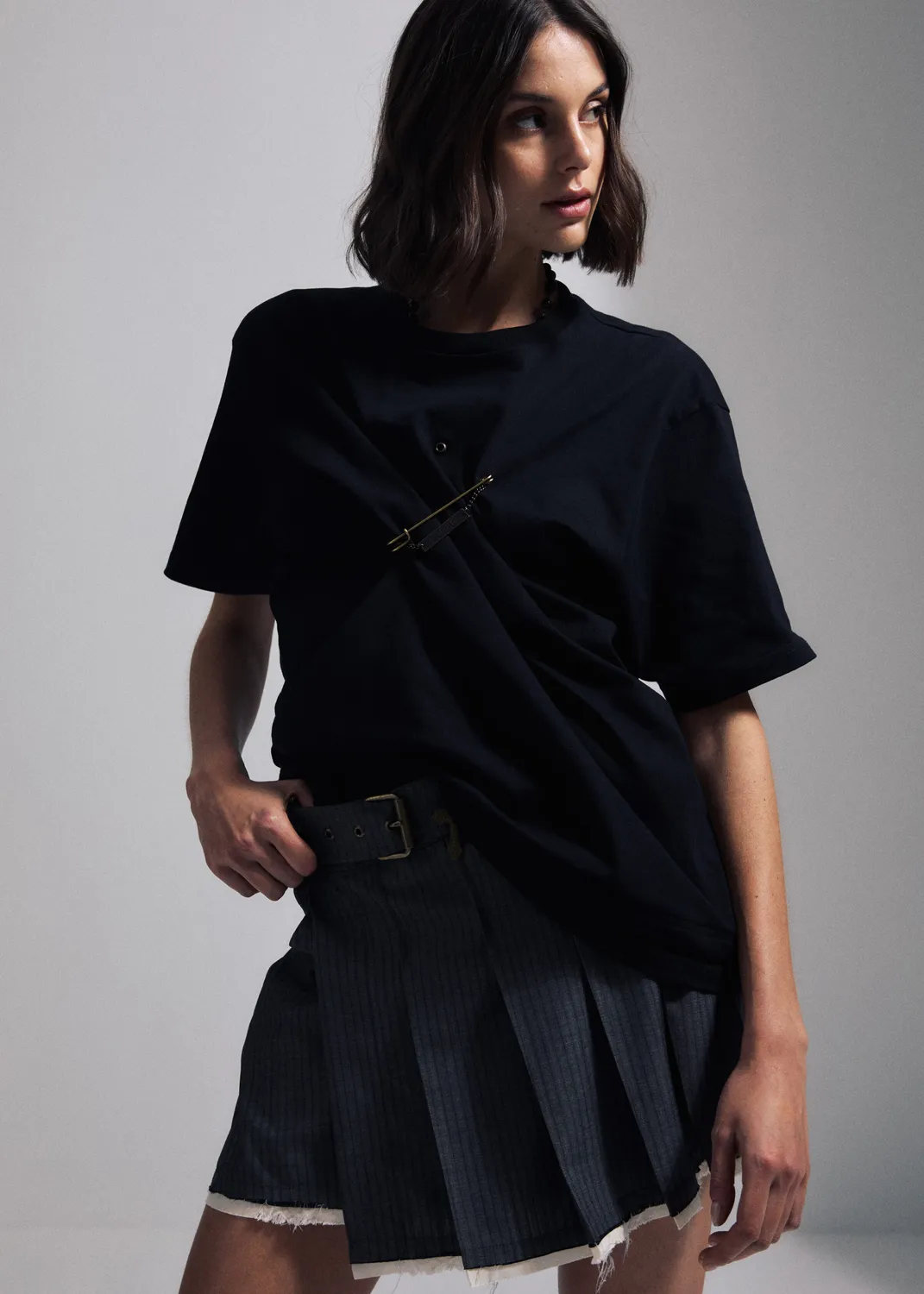 Paolo Leduc Three-Position t-shirt coton bio noir