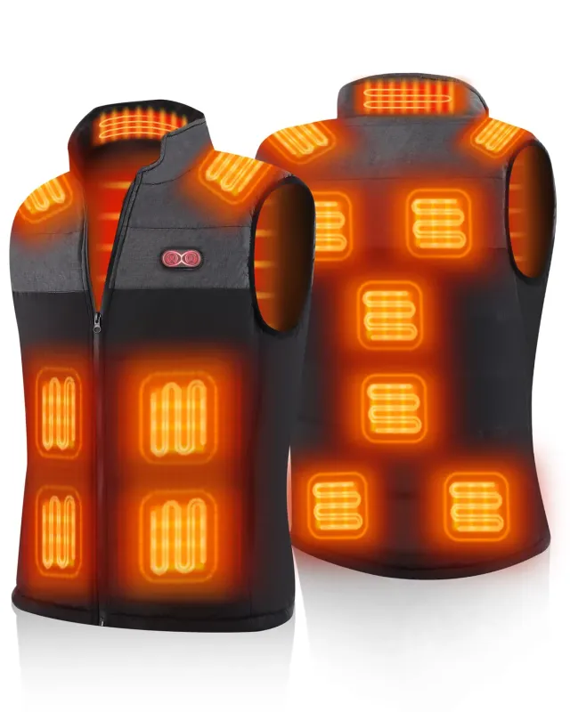Vapesoon 15 Zones Gilet Chauffant Taille L 3 Niveaux
