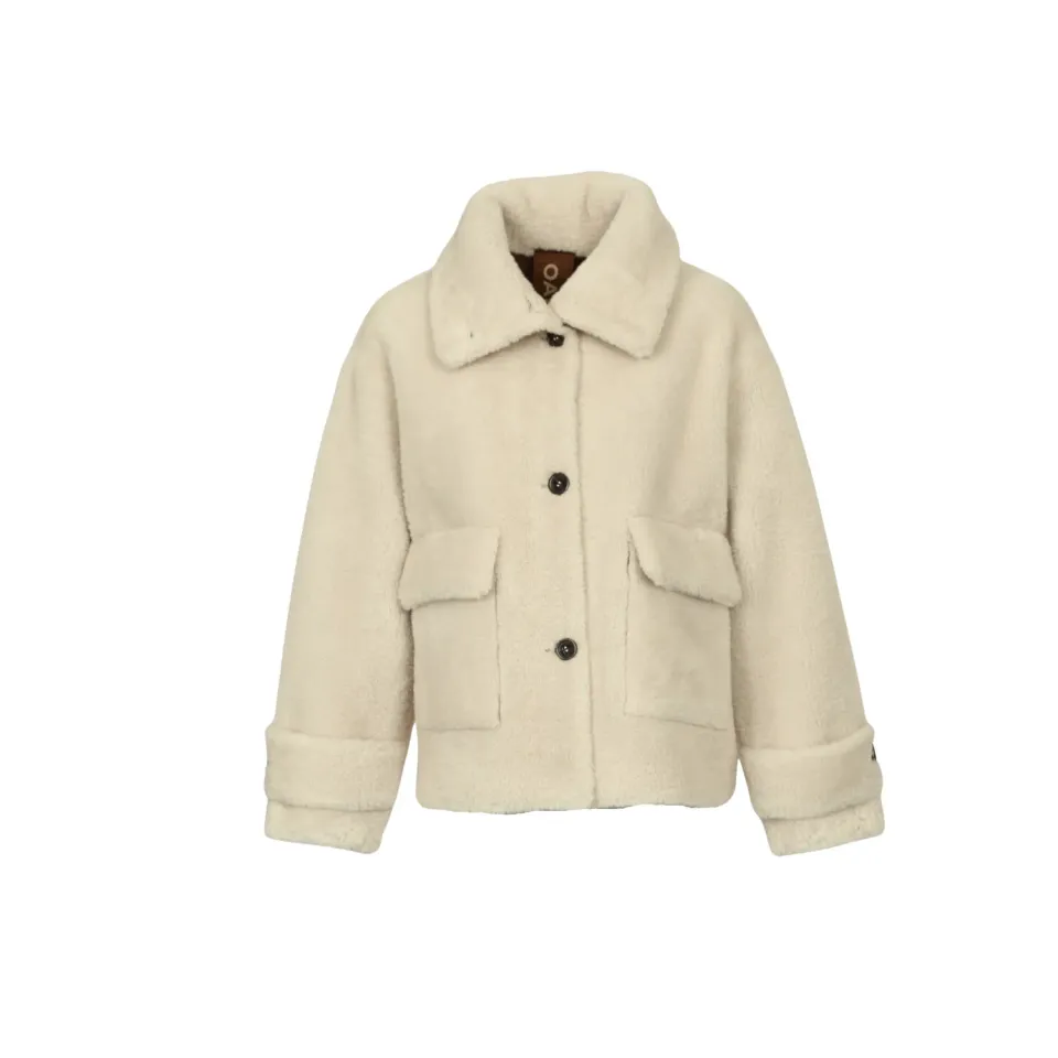 Oakwood Anne 65252 veste fausse fourrure marron