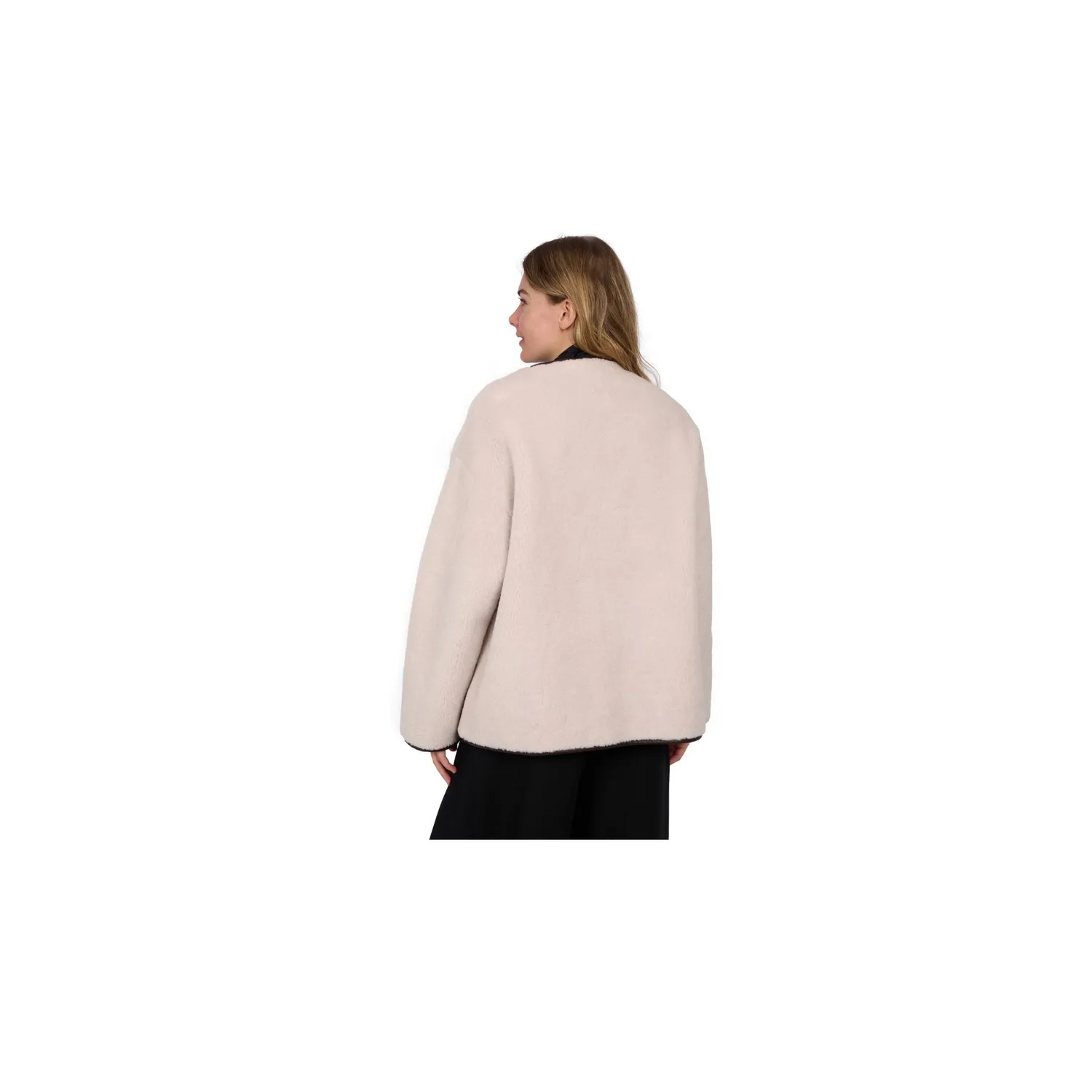 Oakwood Hermine veste fausse fourrure tabacco