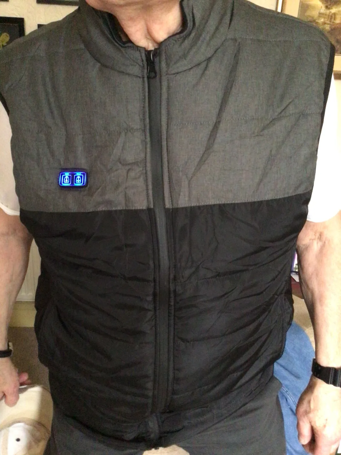 Vapesoon 15 Zones Gilet Chauffant Taille L 3 Niveaux