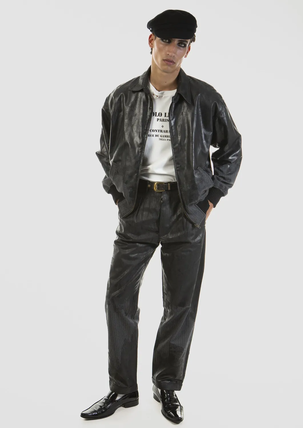 Paolo Leduc Reverso Bomber blouson réversible noir