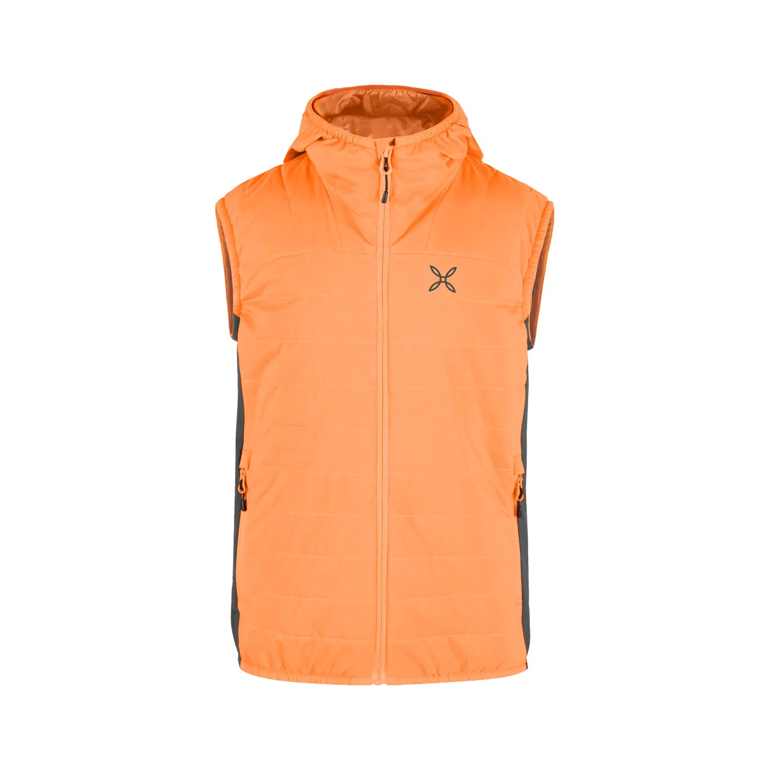 Montura Space Light gilet matelassé enfant noir/vert lime