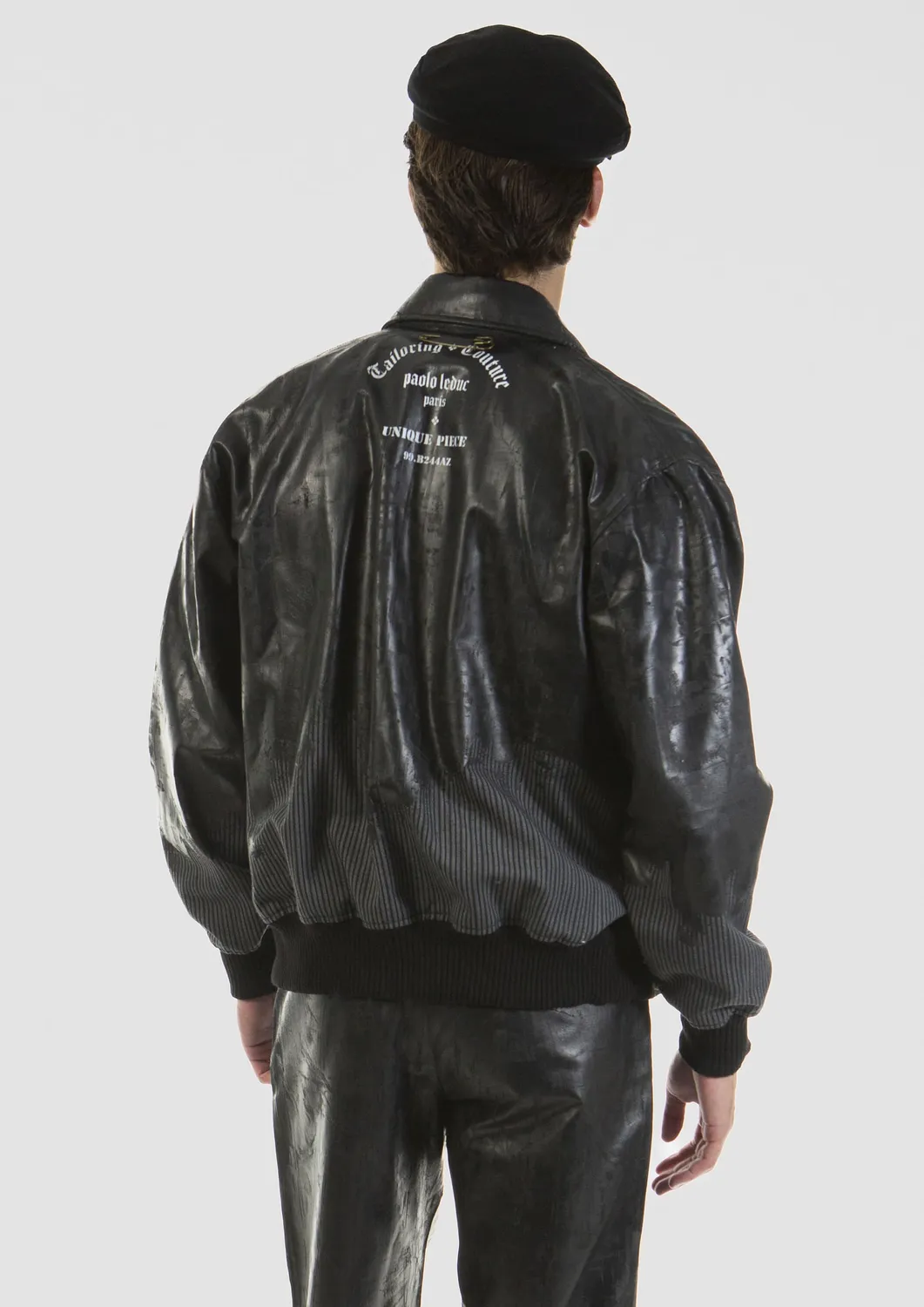 Paolo Leduc Reverso Bomber blouson réversible noir