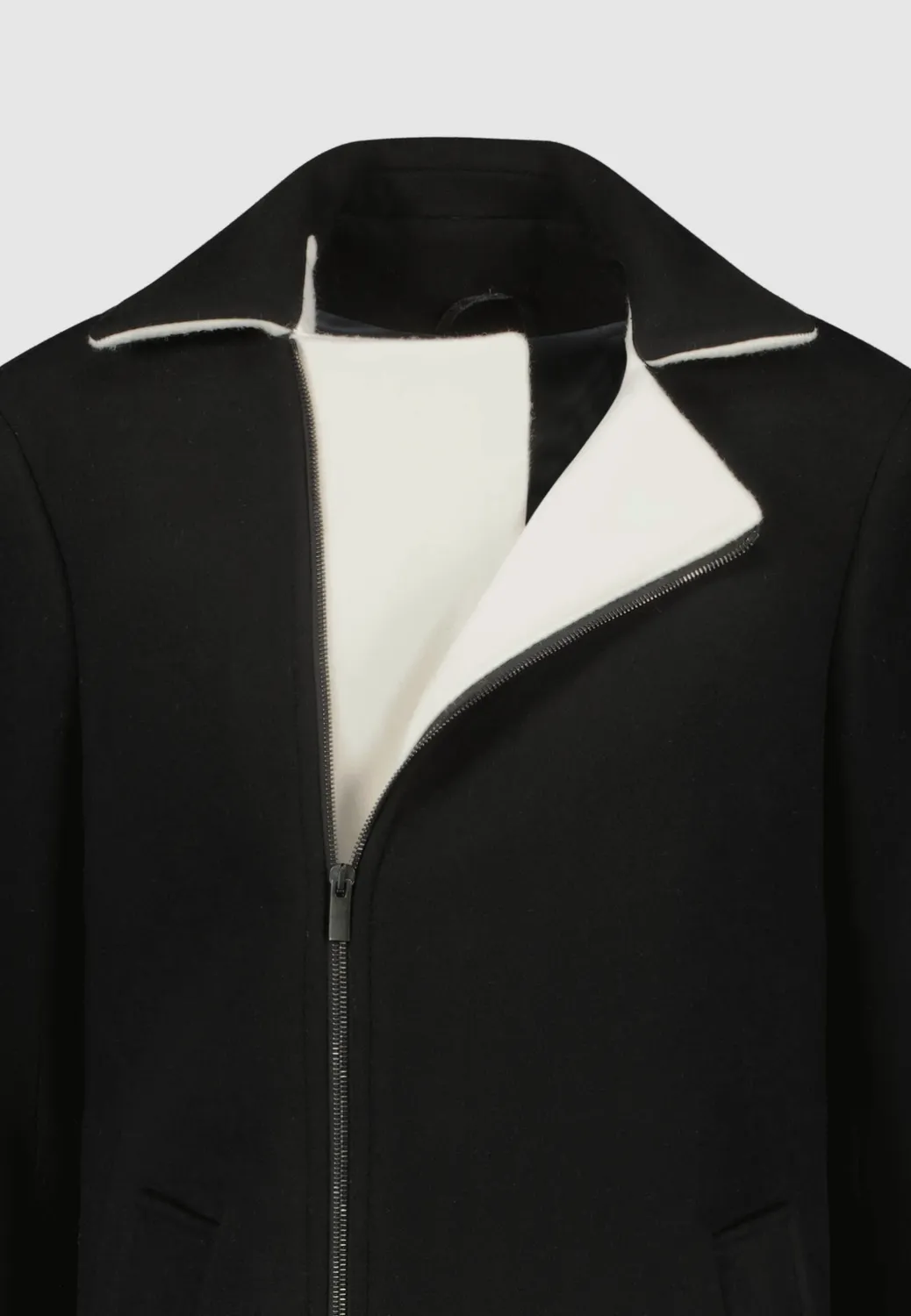 Pierre Talamon Kéros manteau noir hiver