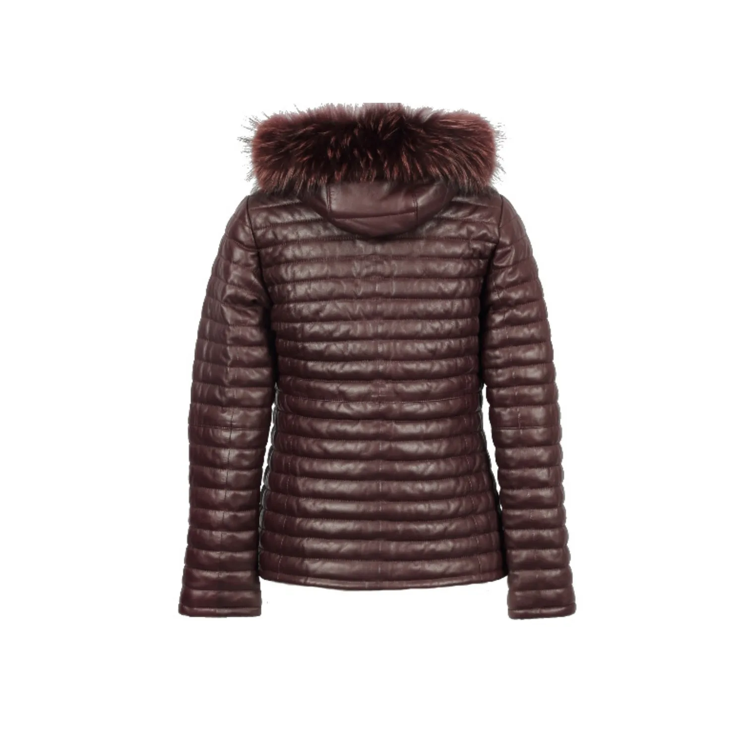 OAKWOOD MANDY 64911 doudoune cuir porto fourrure