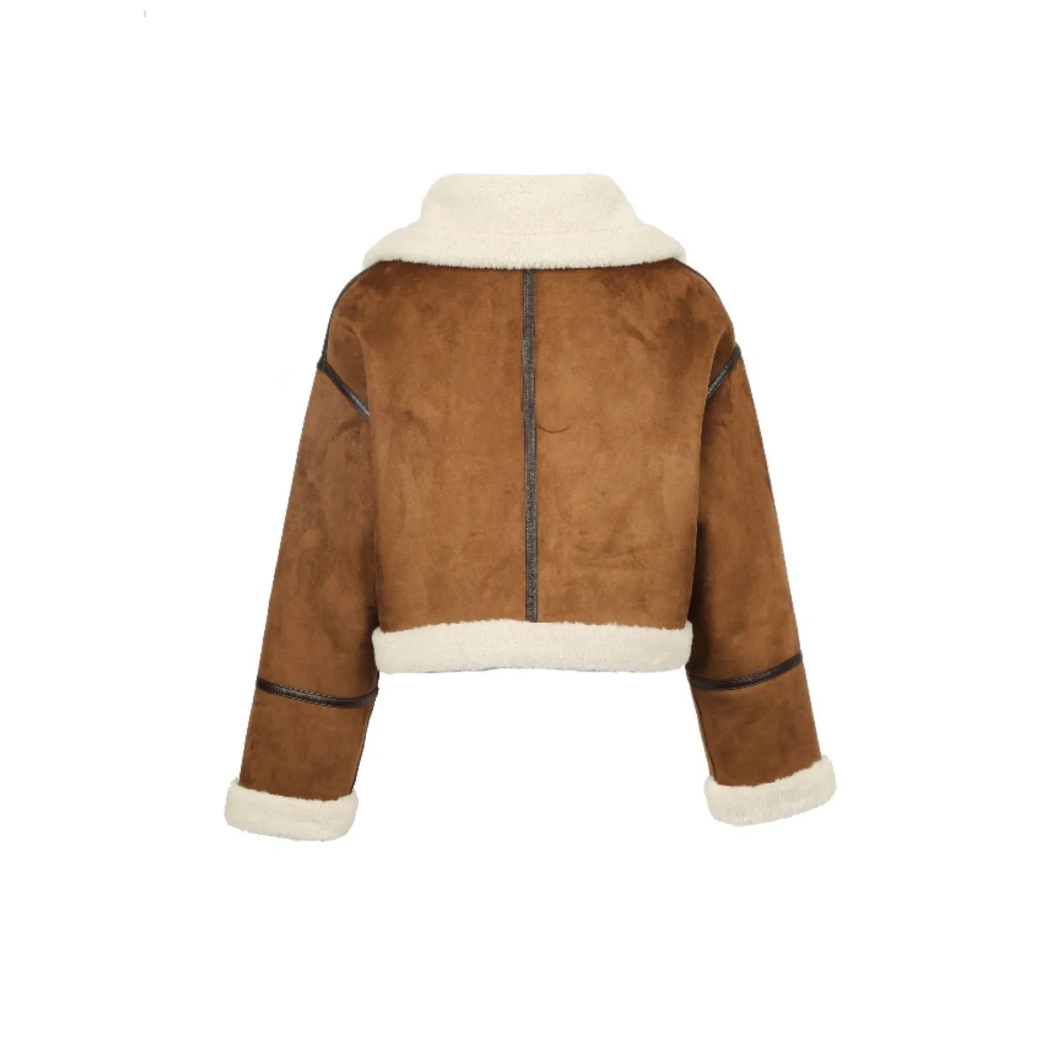 Oakwood Vinci 65256 blouson marron fausse fourrure