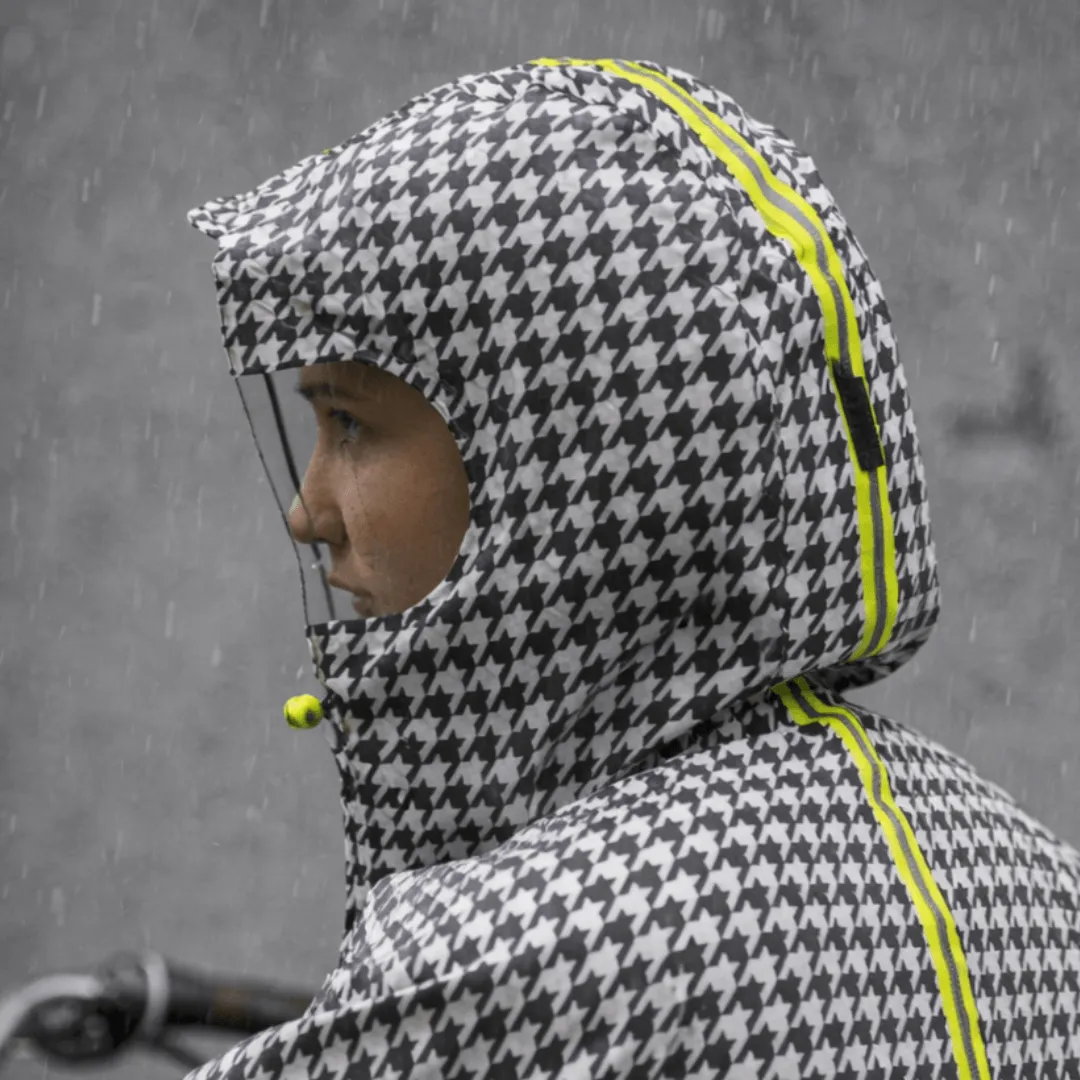 Le Temps des Grenouilles London poncho pluie vélo recyclé
