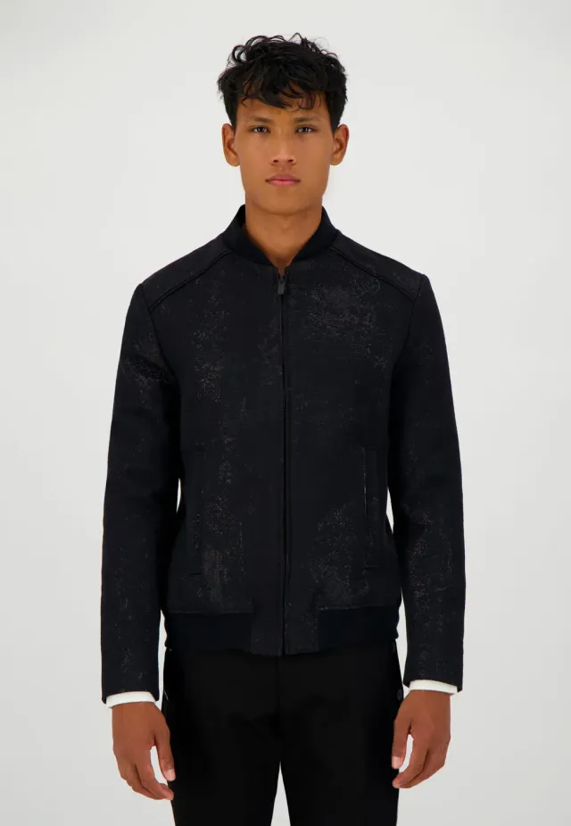 Pierre Talamon Nuit Noire teddy noir col montant