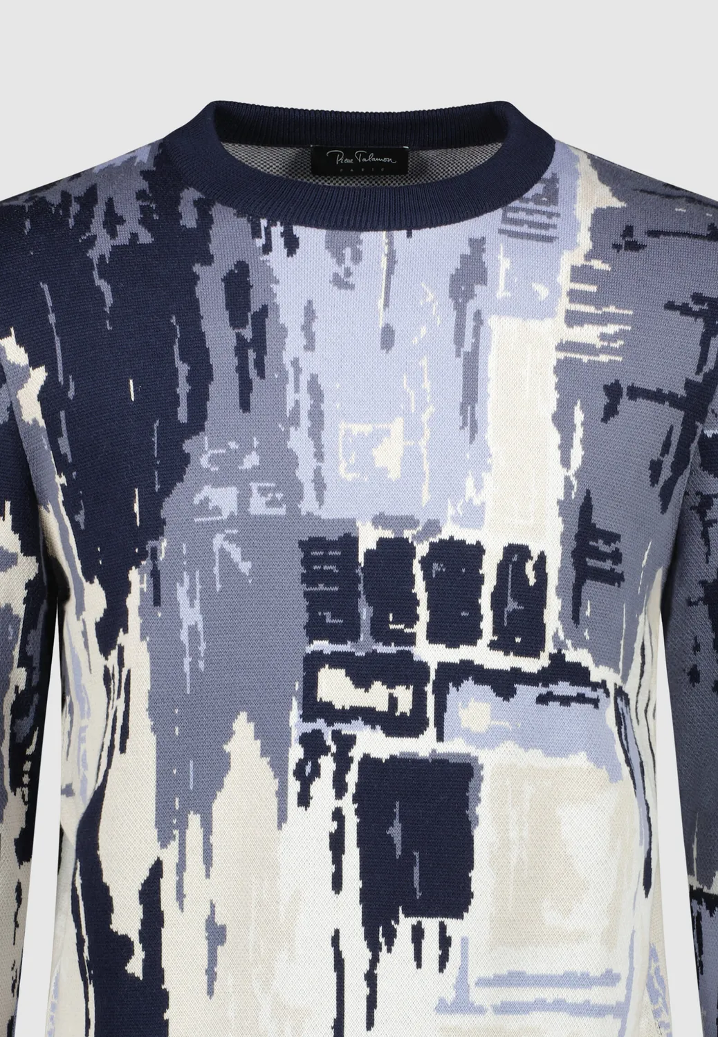 Pierre Talamon Paysage pull bleu