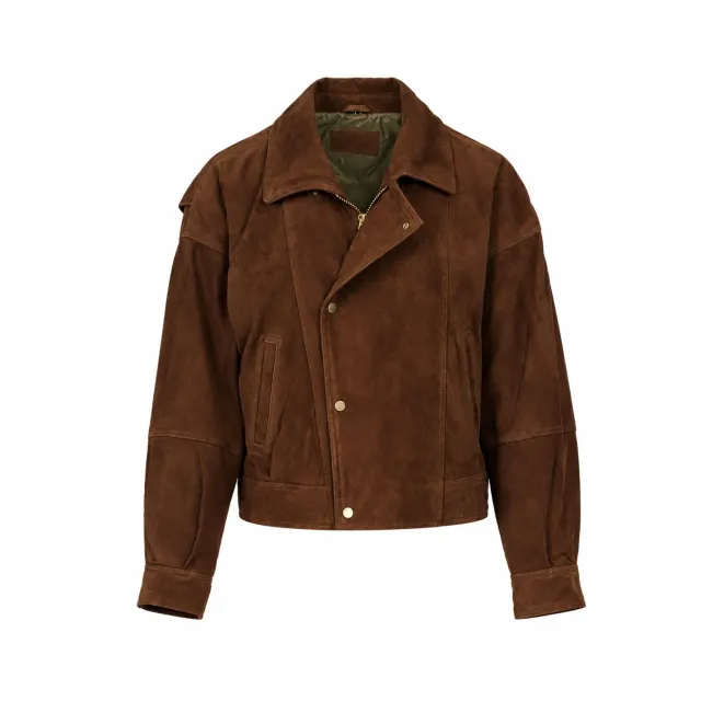 Oakwood Riviera 65278 blouson chèvre velours choco