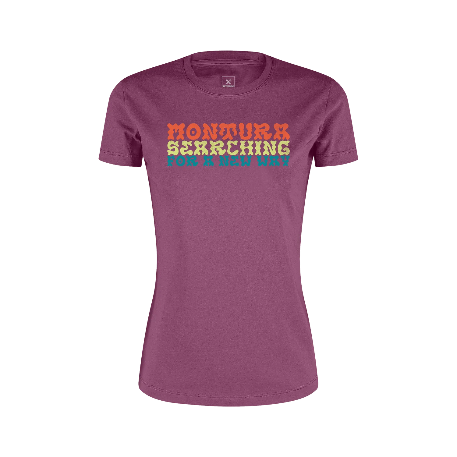 Montura Woodstock t-shirt femme turquoise coton bio