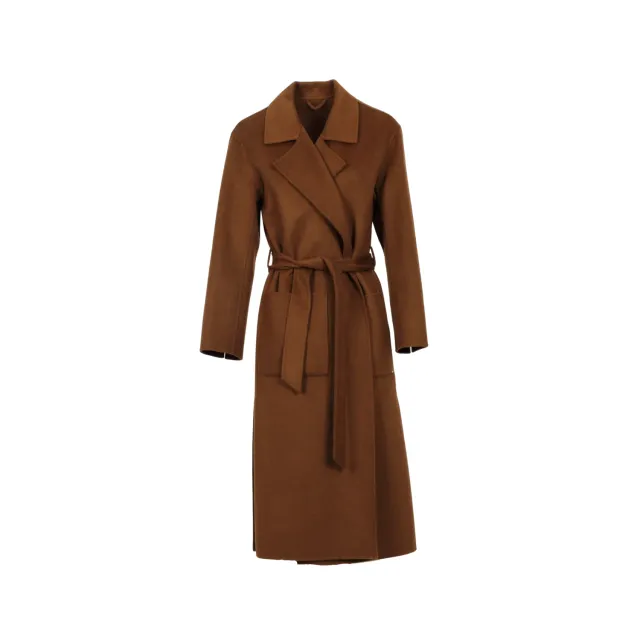 Oakwood Allegoria 64303 manteau laine tabacco ceinture