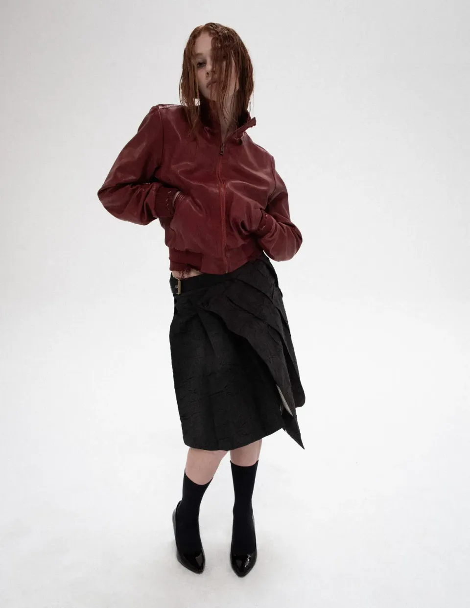 Paolo Leduc Messy Business kilt hybride froissé