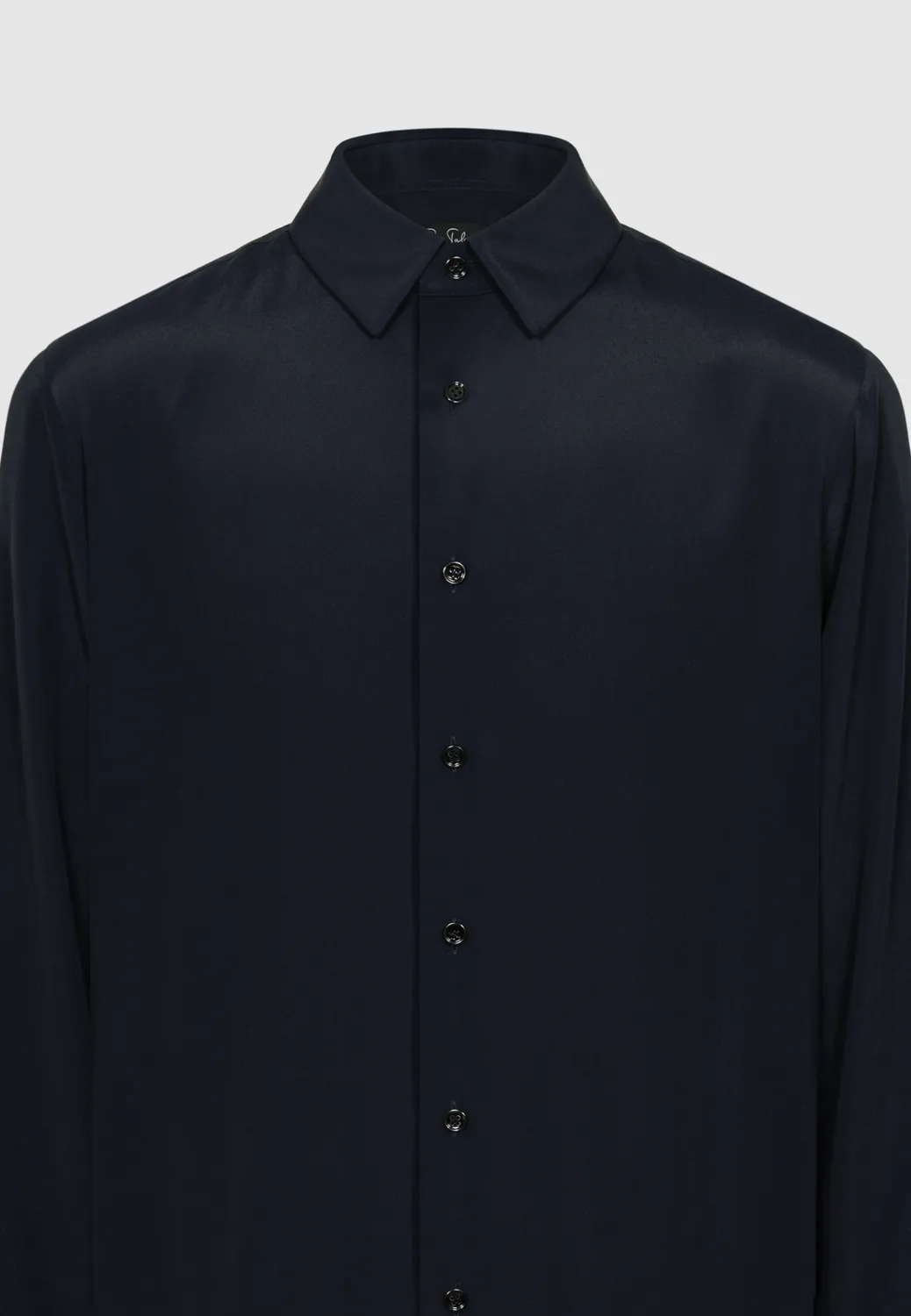 Pierre Talamon chemise crêpe fluide noire