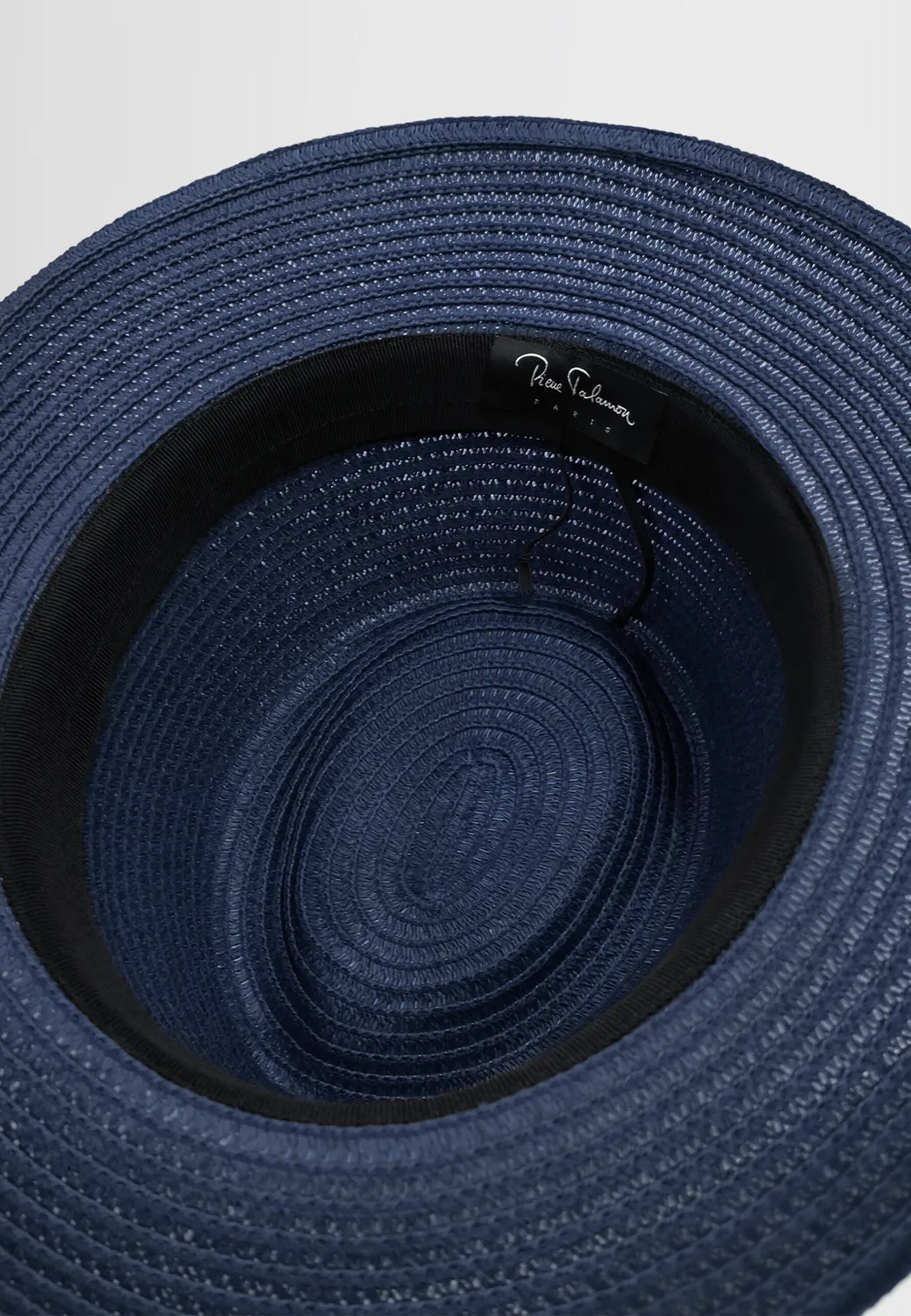 Pierre Talamon chapeau panama bleu