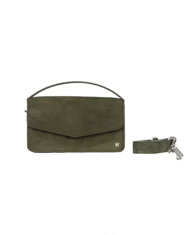 Oakwood Nano 65276 sac cuir kaki foncé compact