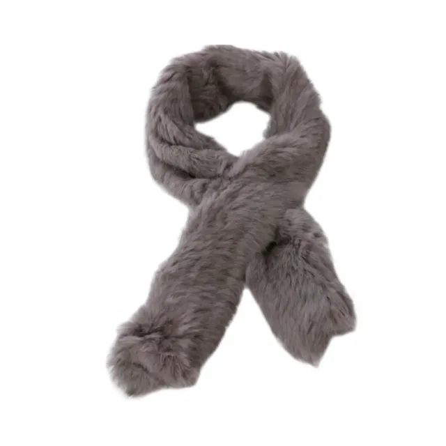 Oakwood Virtuose 63082 écharpe gris fourrure lapin