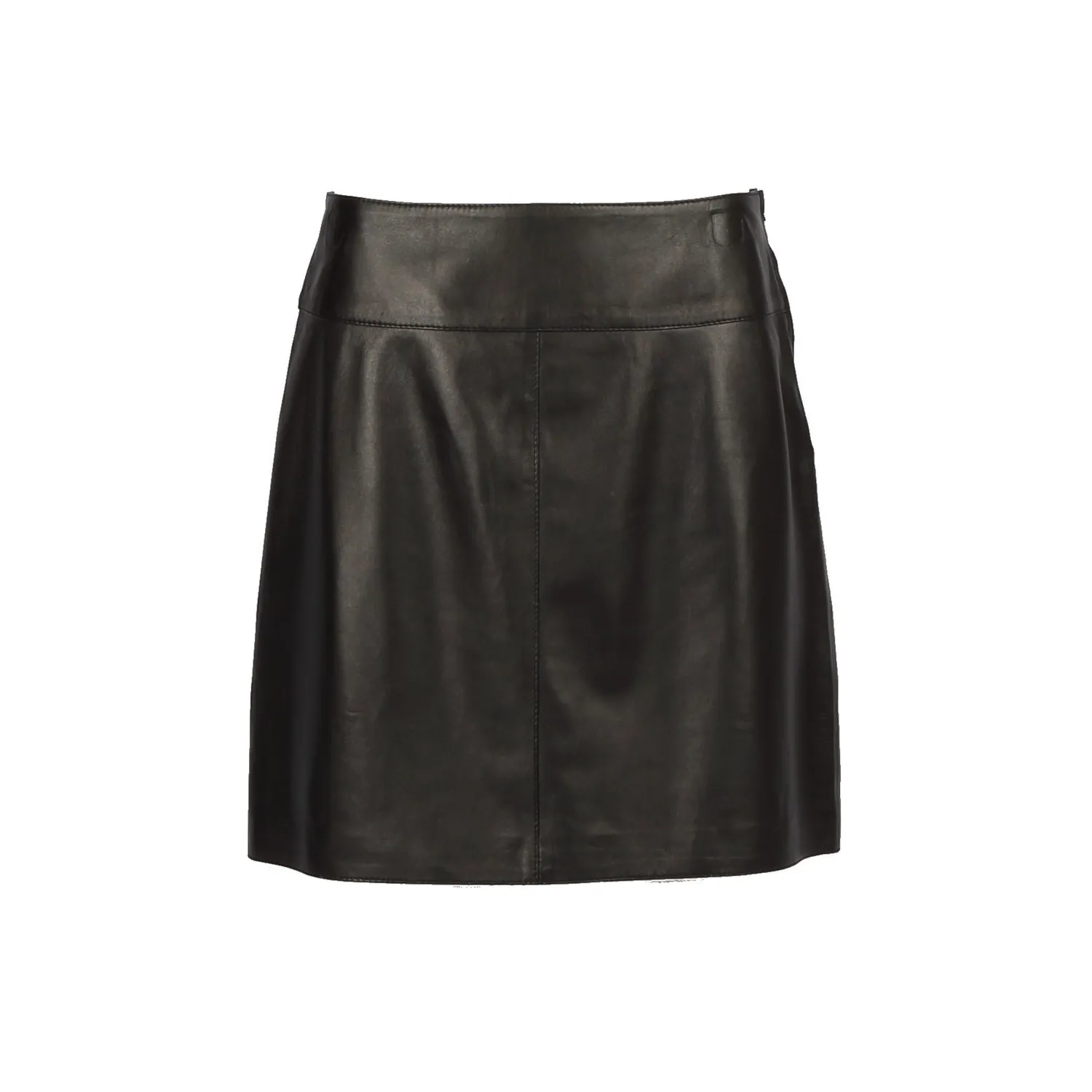 Oakwood Noce 65221 jupe courte cuir noir 45 cm