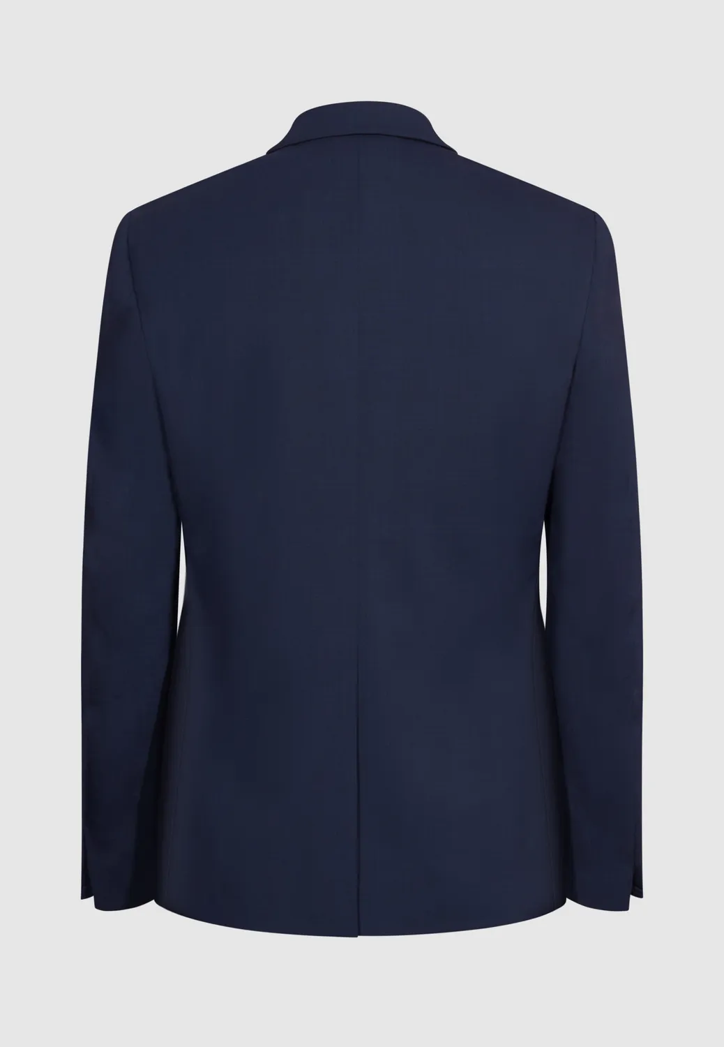 Pierre Talamon veste ajustée laine bleu nuit