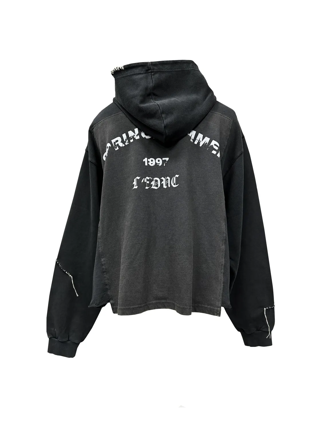 Paolo Leduc 1997 Reconstruction hoodie coton bio oversize