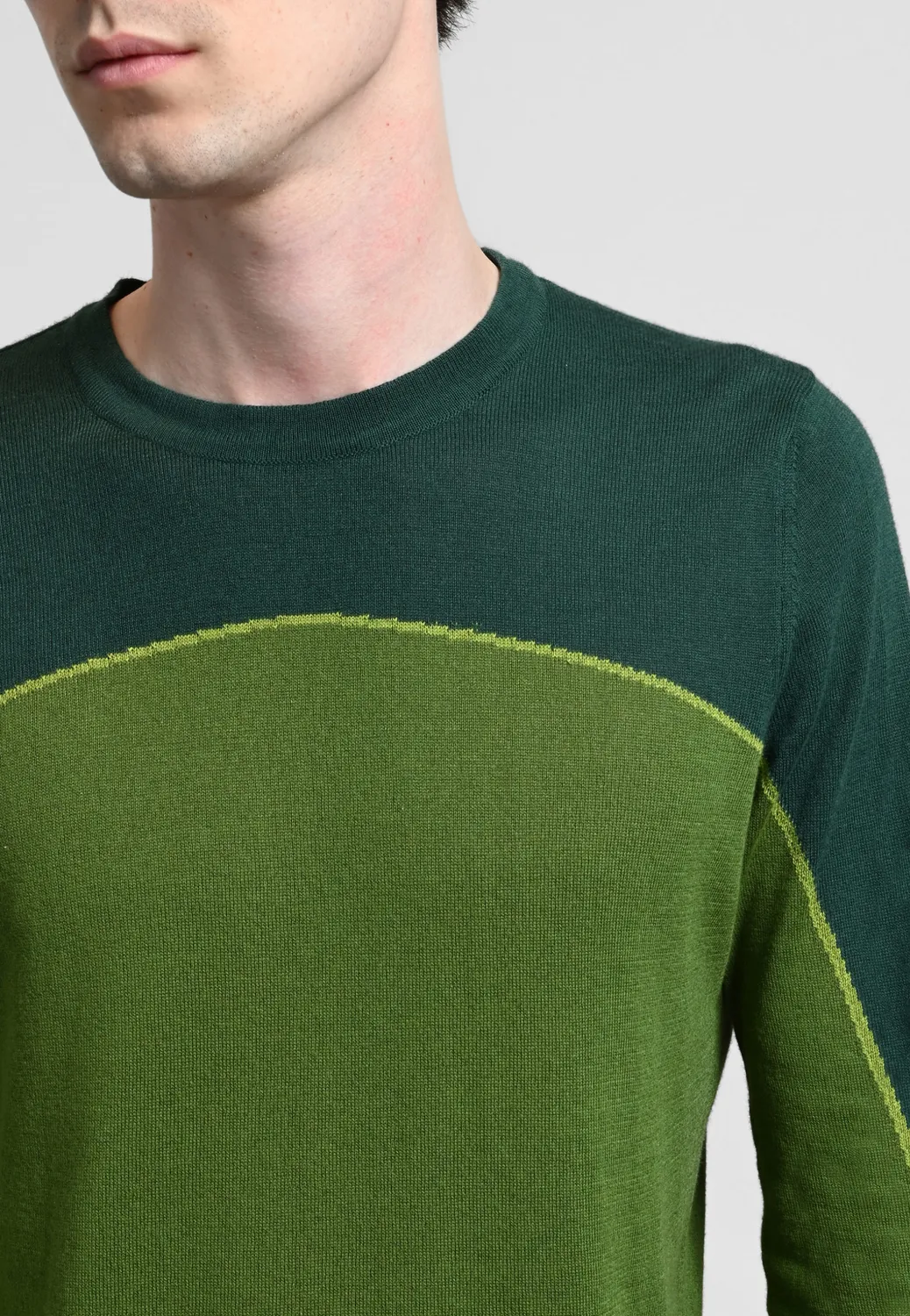 Pierre Talamon Canopée pull green vert
