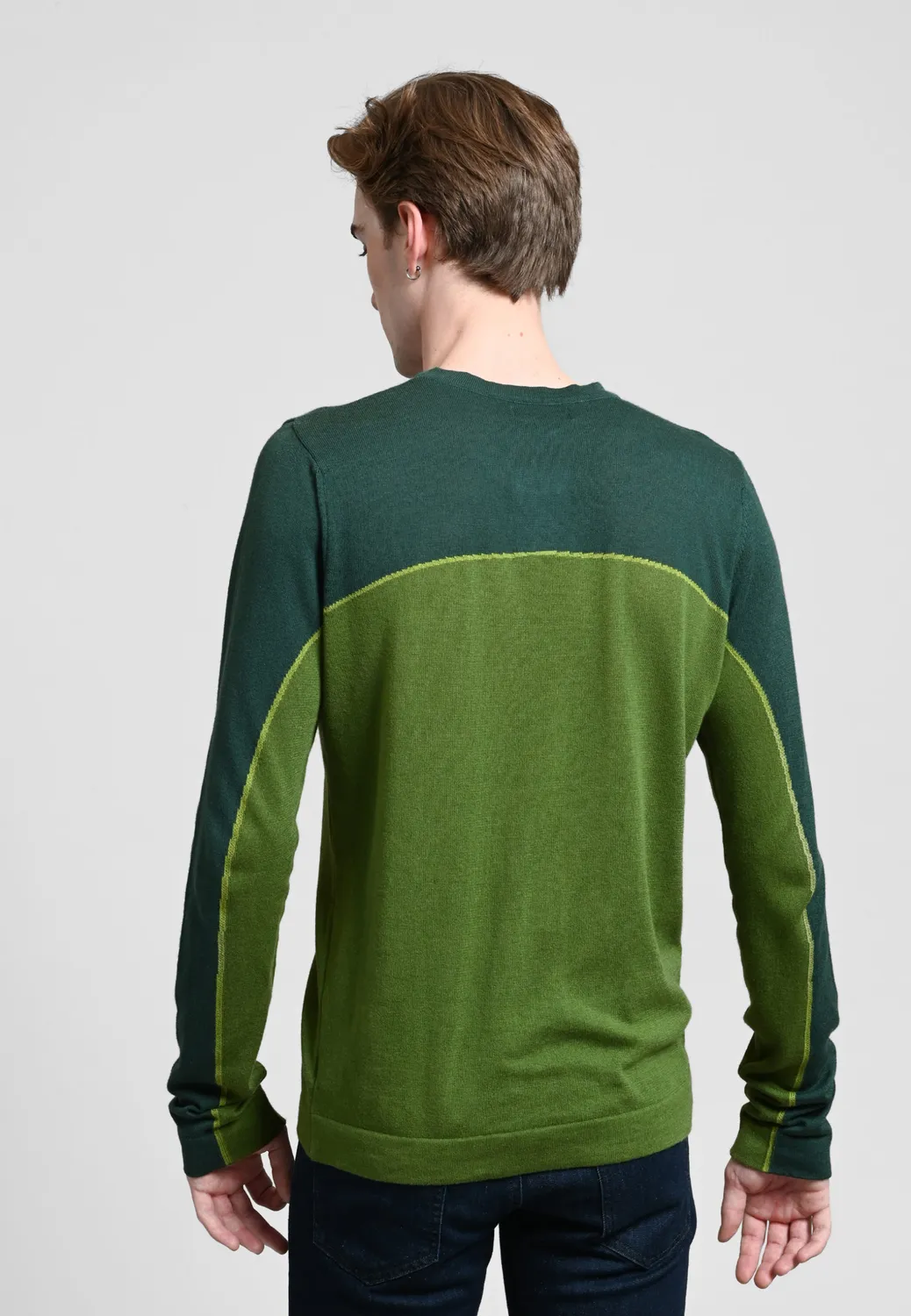 Pierre Talamon Canopée pull green vert