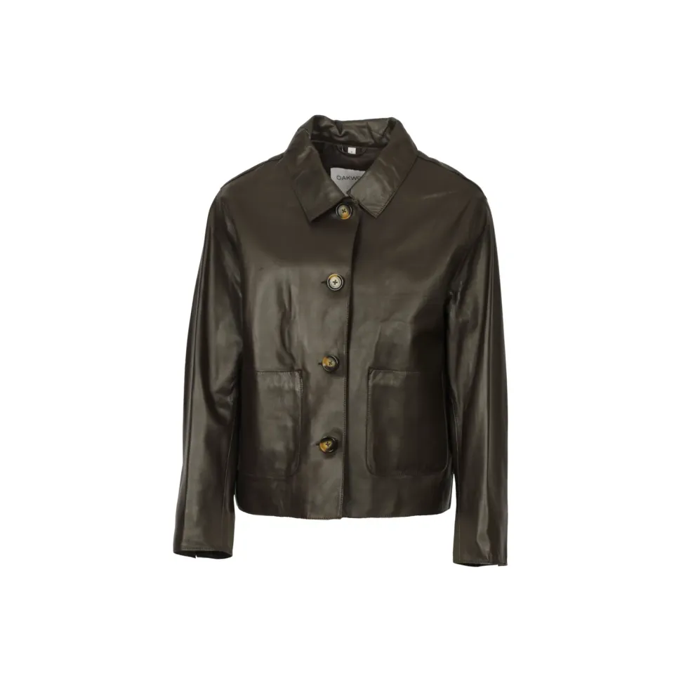 Oakwood Houston 65311 veste cuir mouton choco