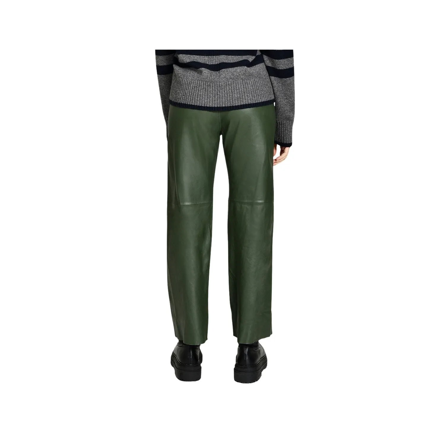 Oakwood Uranus 64599 pantalon cuir kaki large