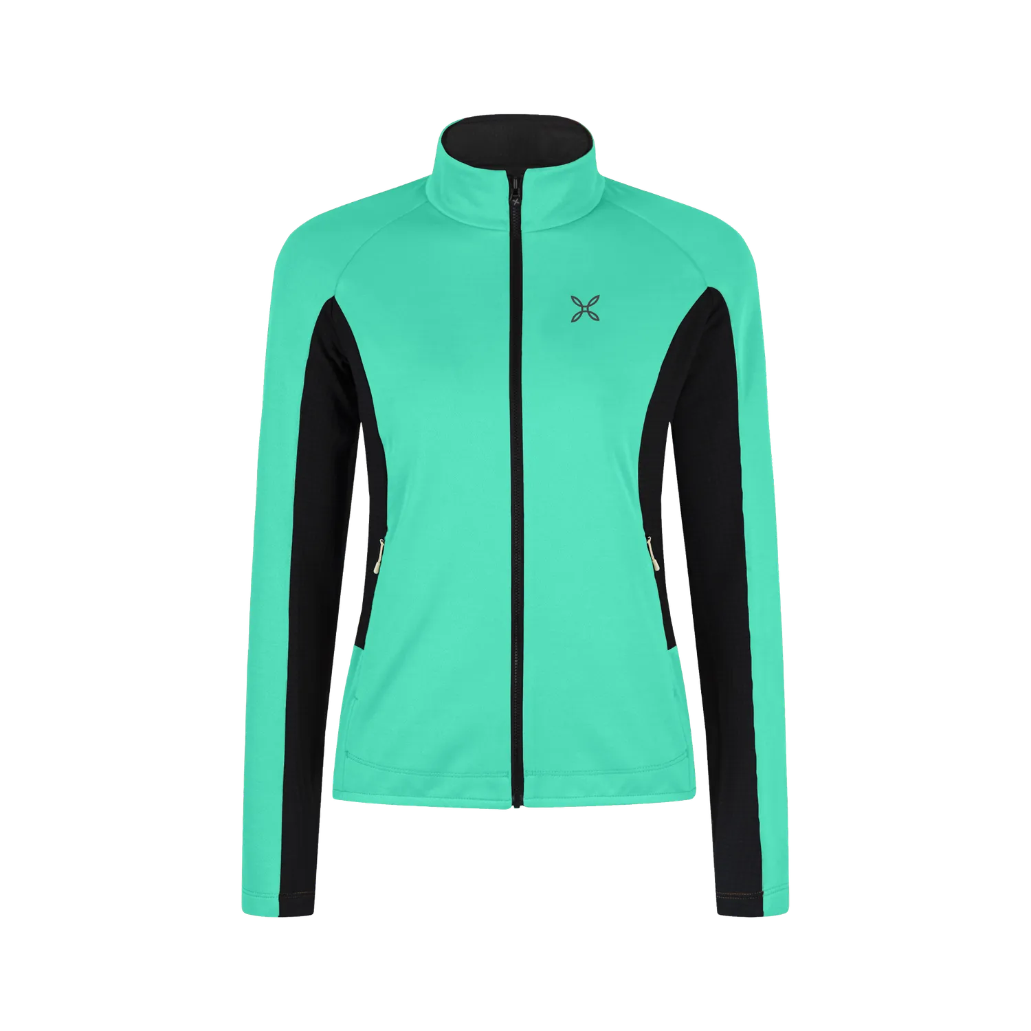Montura Destiny Maglia veste polaire femme zip turquoise respirante