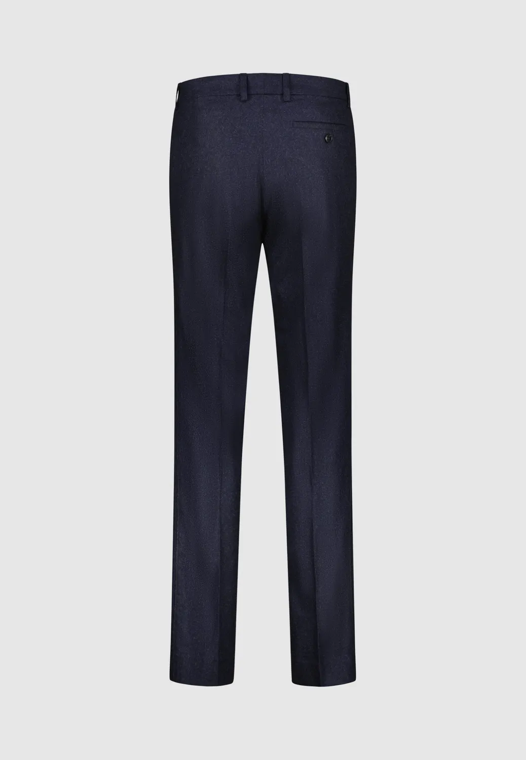 Pierre Talamon pantalon flanelle bleue incrustation