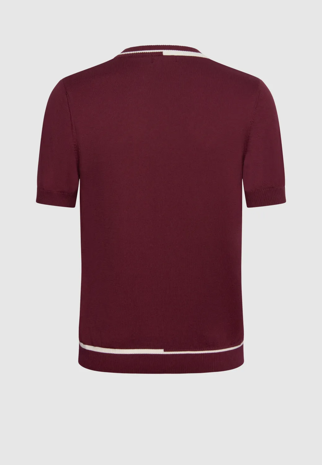 Pierre Talamon T-shirt jersey coton bordeaux 100% coton