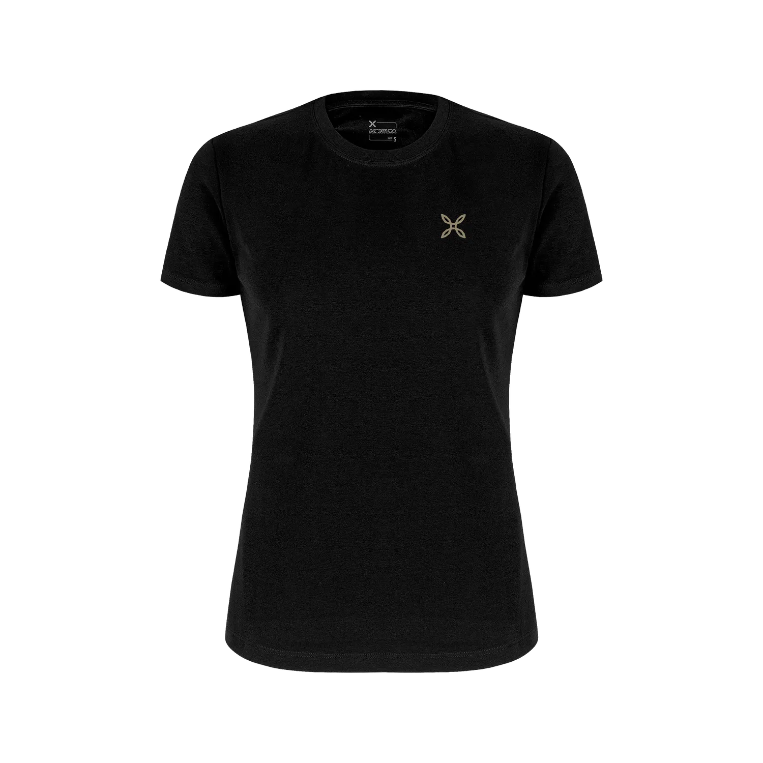 Montura Limestone T-Shirt Woman t-shirt coton bio noir