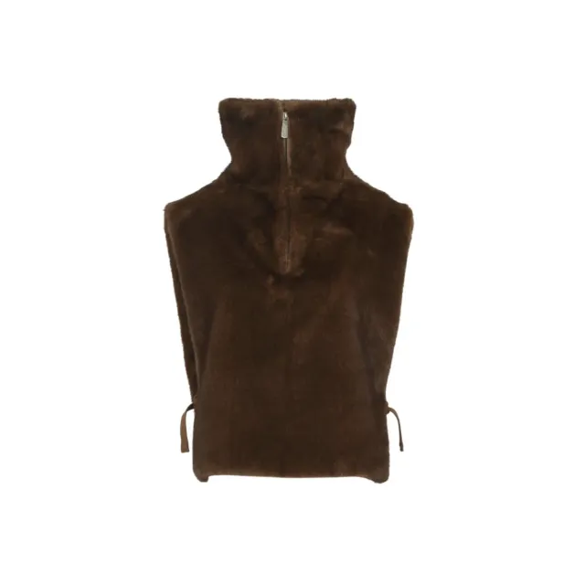 Oakwood Yasmine 65297 col fausse fourrure choco zippé