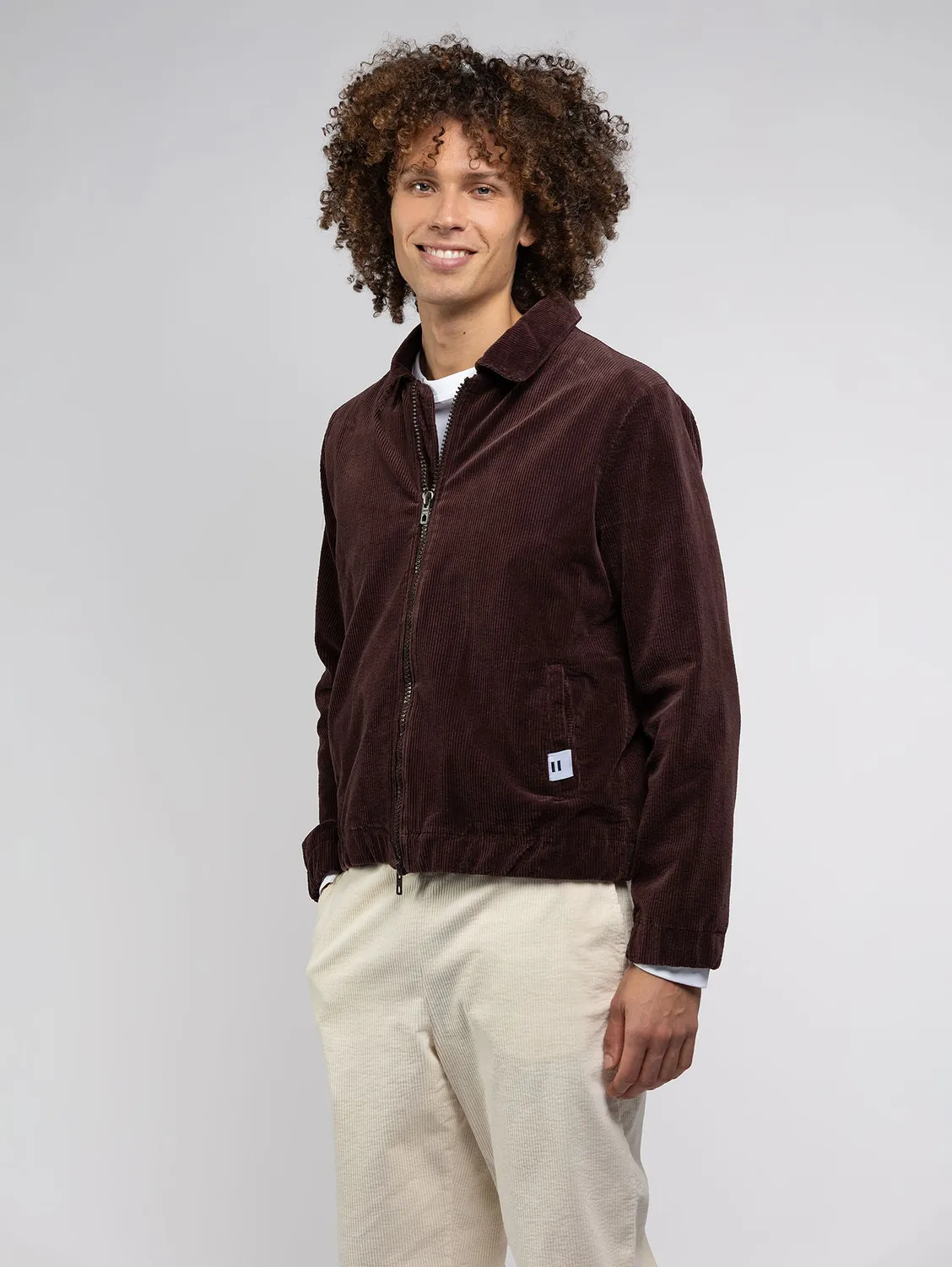 Cotelé Paris Isaac blouson chocolat velours coton bio