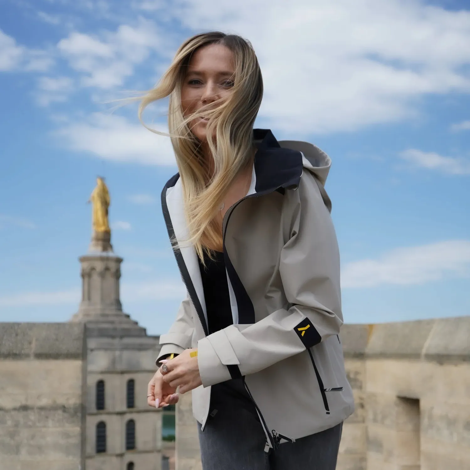 INSPYRATIONS OUTSYDER 3L veste femme beige imperméable