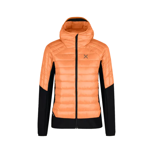 Montura Peak Hybrid Hooded Jacket doudoune femme turquoise isolante