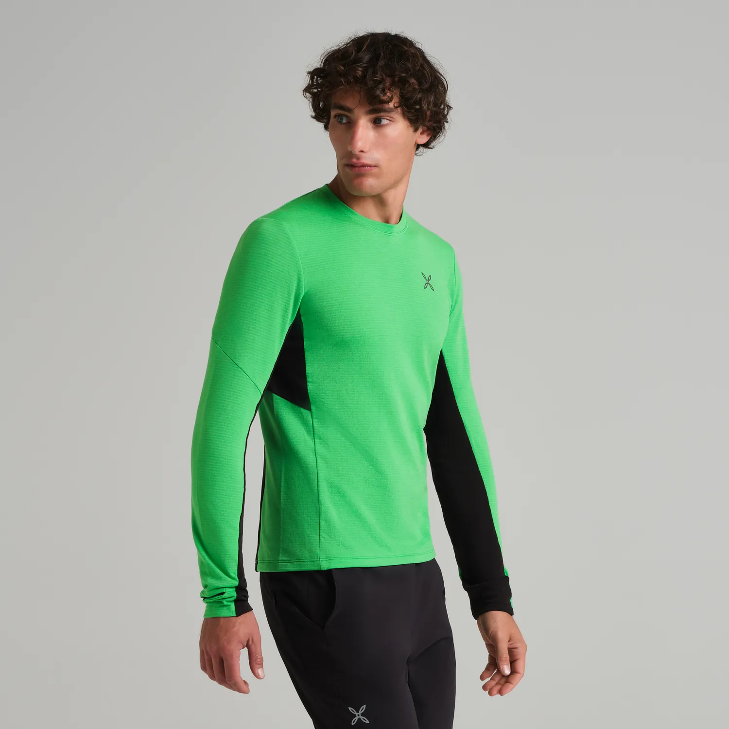 Montura Stride Polartec L/S Maglia polaire noir respirant
