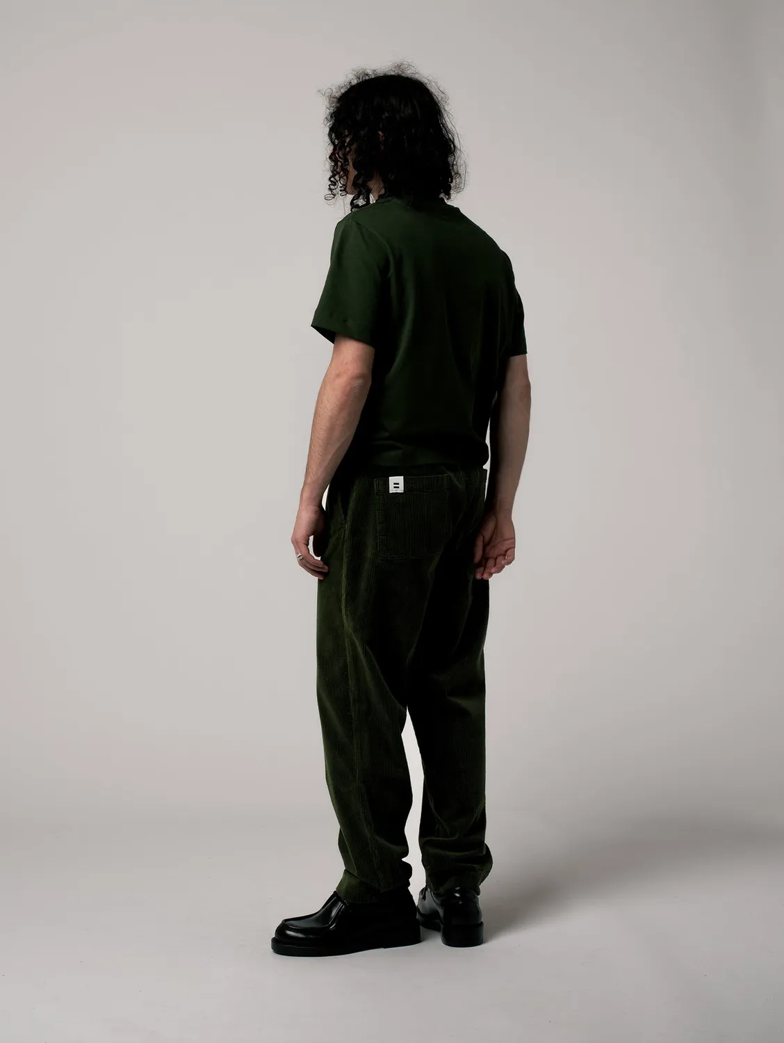 Cotelé Paris Pantalon Lazy Kaki homme velours taille élastiquée