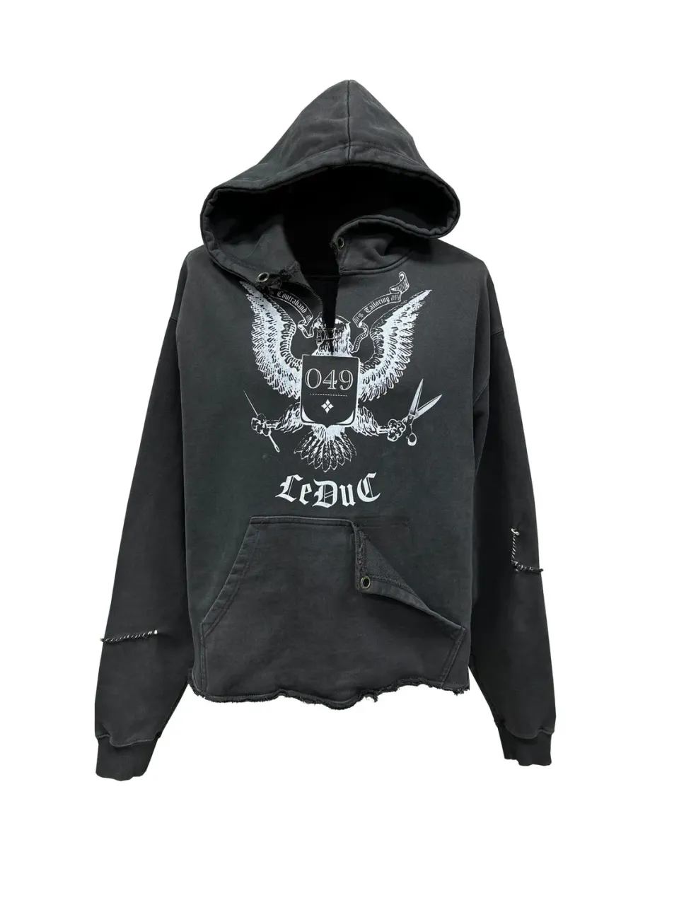 PAOLO LEDUC Lost Eagle hoodie imprimé aigle lourd