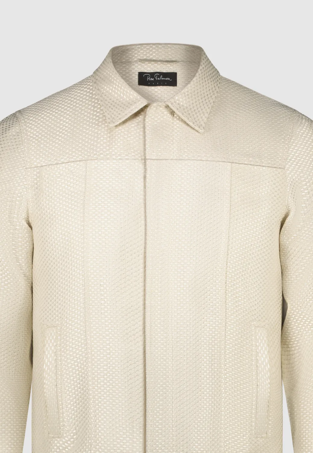 Pierre Talamon Trucker blouson beige toile