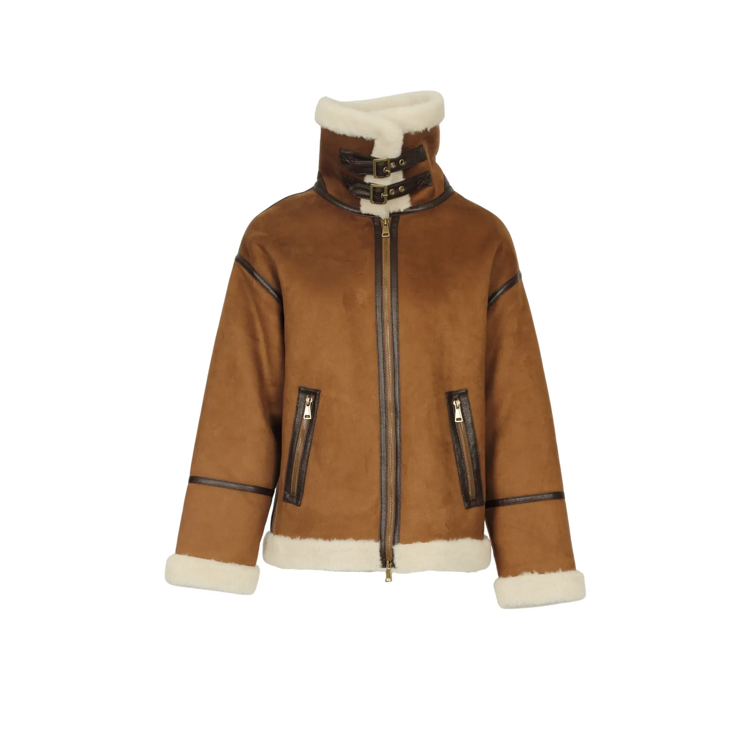 Oakwood Vinci Long 65364 blouson marron clair fourrure